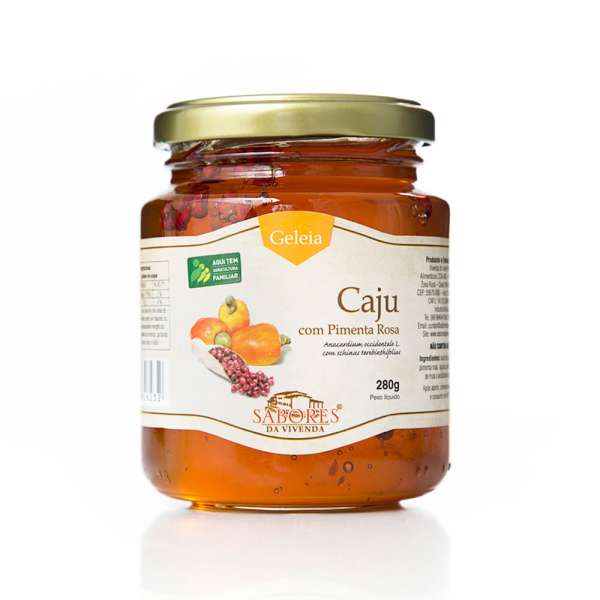 Geleia de Caju com Pimenta Rosa - 280g